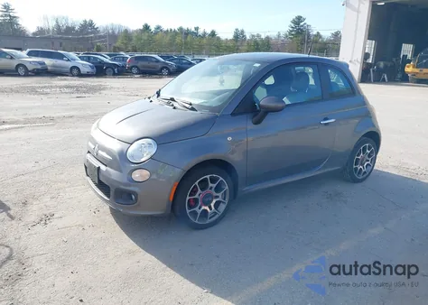 2012 Fiat 500 Sport из США, поврежденный, VIN 3C3CFFBR8CT366360